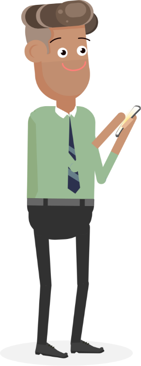 Parent on Phone