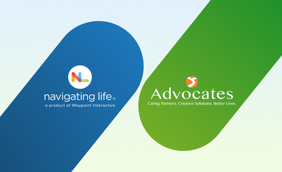 The Navigating Life Logo and the Advocates logo side by side